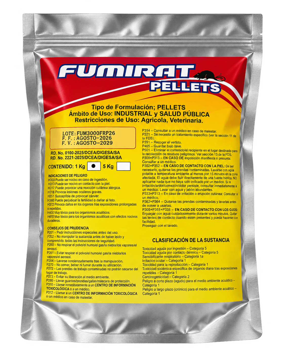 FUMIRAT PELLETS 1 KG